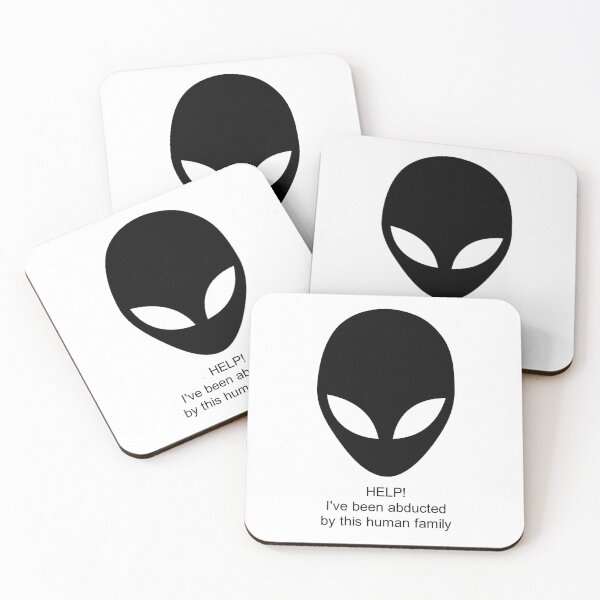 Item preview, Alien Abducted By Human Family | Black Version designed and sold by PureCreations.