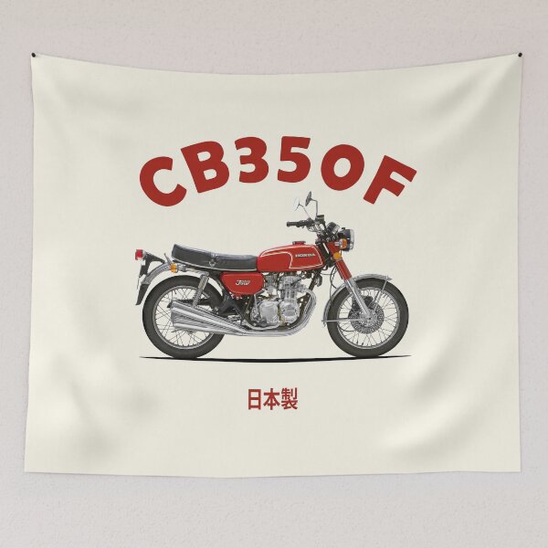 Item preview, The CB350F Classic Motorcycle designed and sold by rogue-design.