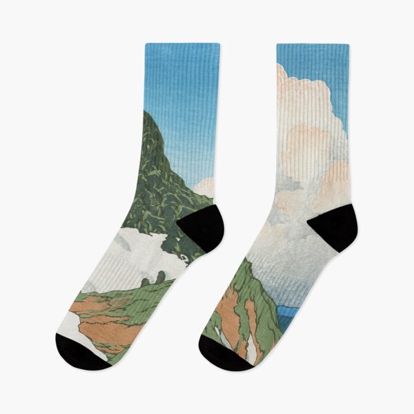 Item preview, Asahigadake from Mount Hakuba by Kawase Hasui designed and sold by Takeda-art.