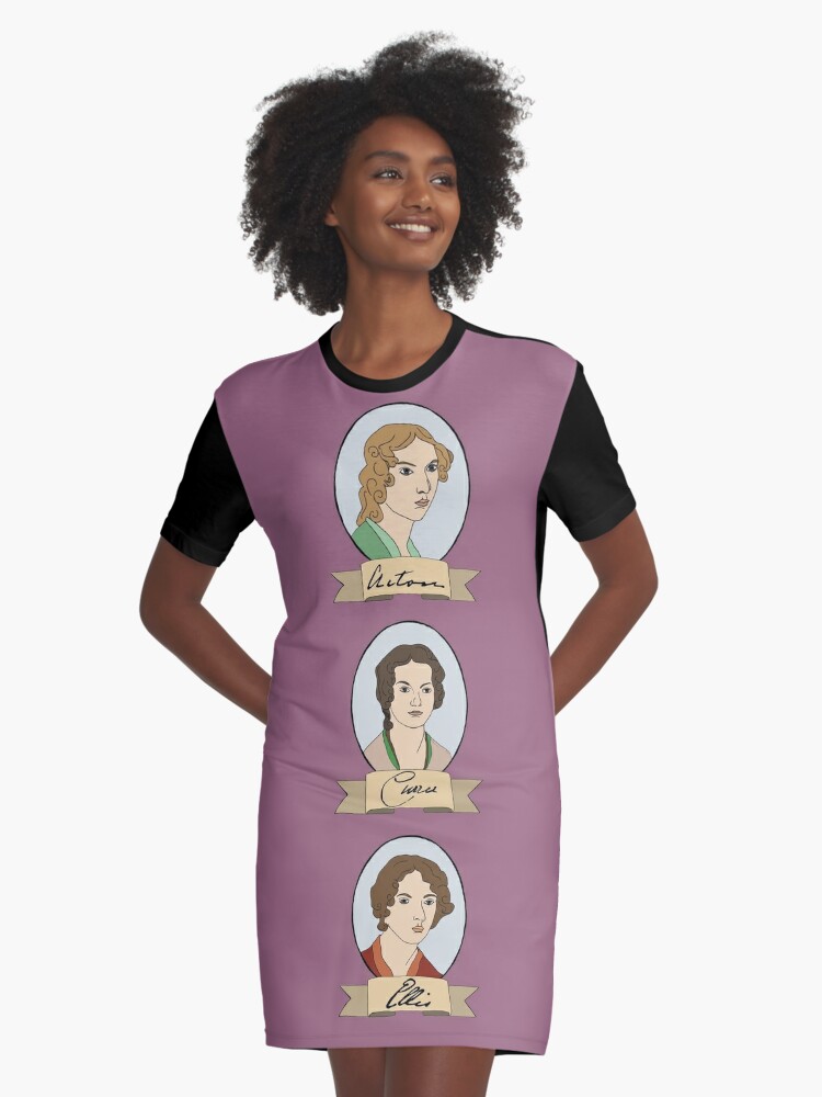 Acton Currer And Ellis Bell Graphic T Shirt Dress By Whatsapooka Redbubble