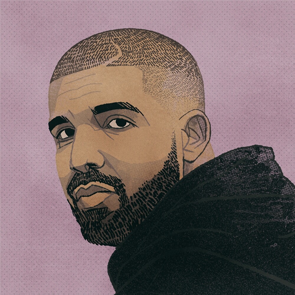 "Drake art" by TurboGrafx16 Redbubble