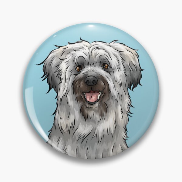 Item preview, Pyrenean Shepherd Dog | Cute Dog Art designed and sold by shirinsart.