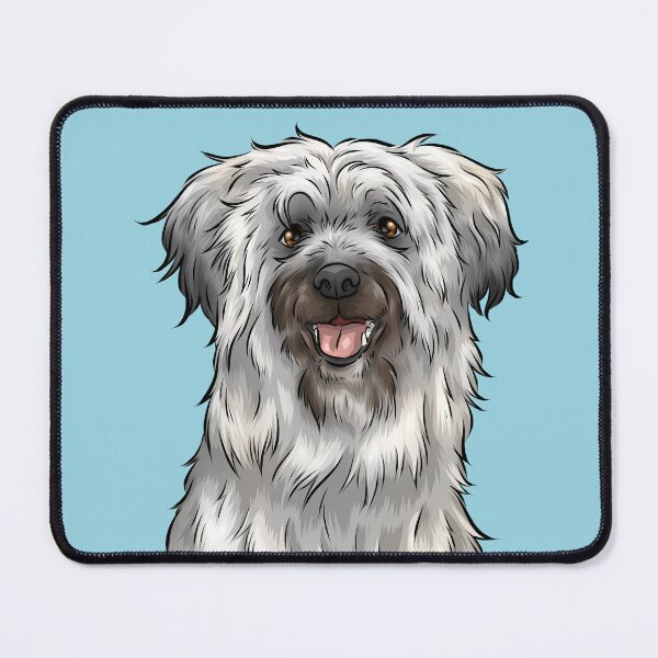 Item preview, Pyrenean Shepherd Dog | Cute Dog Art designed and sold by shirinsart.