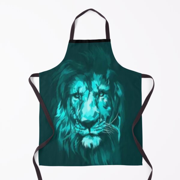 Item preview, Cool blue lion head art. designed and sold by BEAUTY ⭐⭐⭐⭐⭐.
