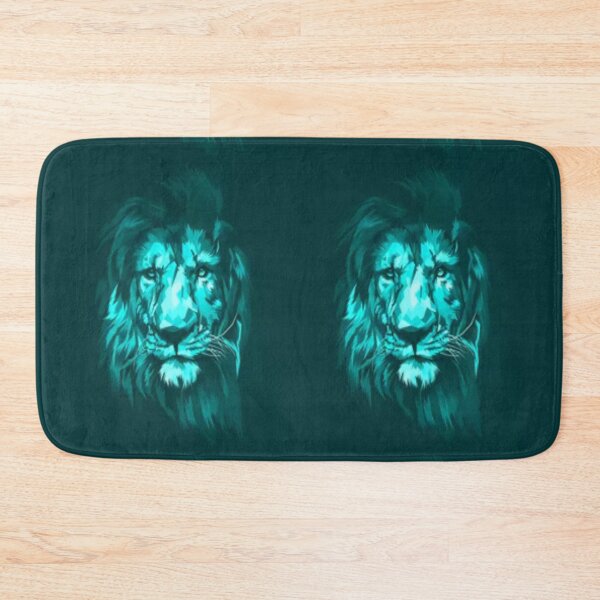 Item preview, Cool blue lion head art. designed and sold by BEAUTY ⭐⭐⭐⭐⭐.