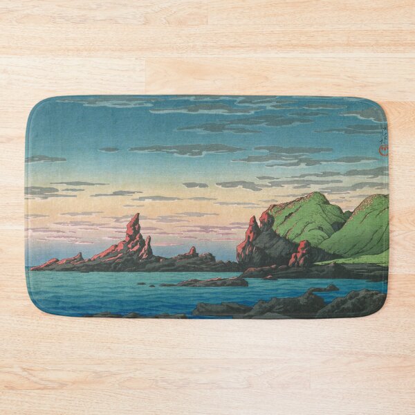 Item preview, Ryugashima Island at Oga Peninsula by Kawase Hasui designed and sold by Takeda-art.