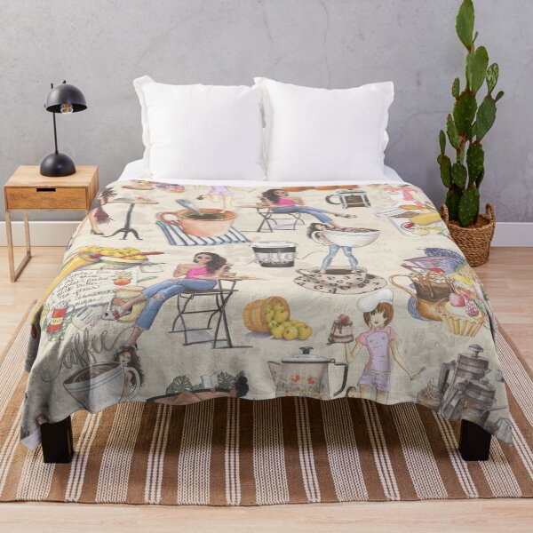 Item preview, Swedish Tradition coffee shop wallpaper designed and sold by NadineMay.