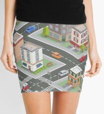 Isometric Cityscape. Isometric Buildings. Isometric Houses. Isometric City. Modern Houses. Isometric Cars. Mini Skirt