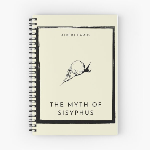 Item preview, The Myth of Sisyphus Albert Camus book cover designed and sold by Cleanthes.