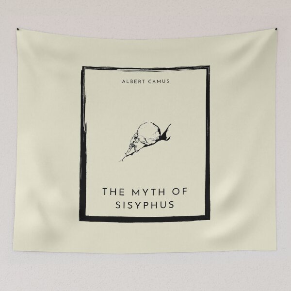 Item preview, The Myth of Sisyphus Albert Camus book cover designed and sold by Cleanthes.