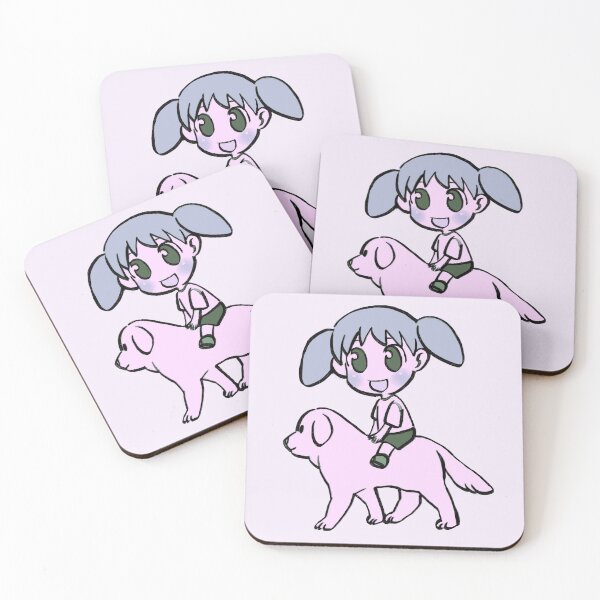 Artikelvorschau, Ich zeichne Chiyo Chan auf ihrem weißen Hund Tadakichi-san / Azumanga Daioh entworfen und verkauft von RansRoom.