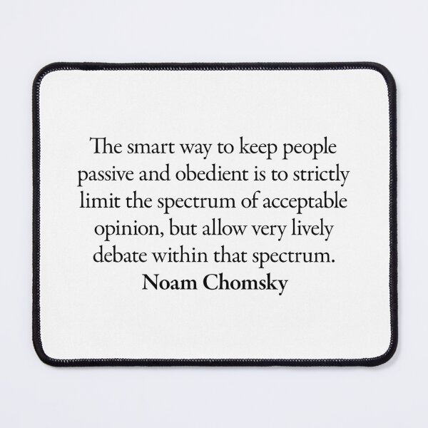 Item preview, Noam Chomsky Communist Quote designed and sold by betterquotes.