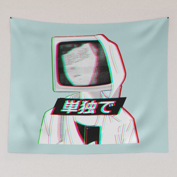 Item preview, TV HEAD - Sad Japanese Aesthetic designed and sold by PalmMurrdg.