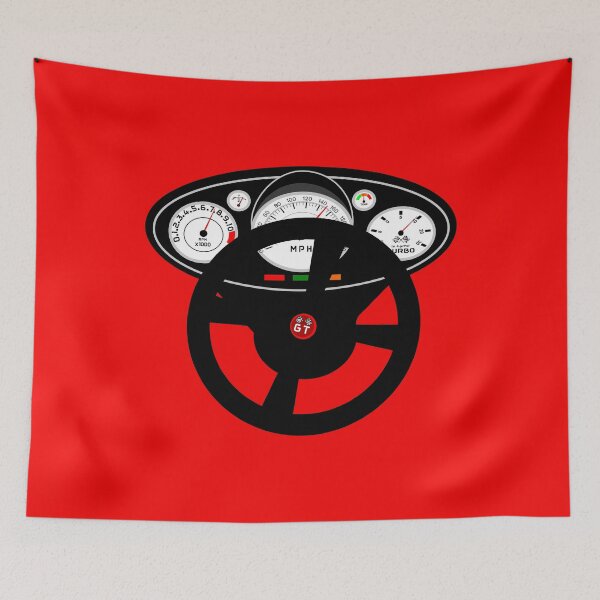 Item preview,   GT,Car steering wheel, speedo,MPH,rev counter,turbo,car racing,the need for speed,grand prix,road race,race car stickers designed and sold by 13thstreet.