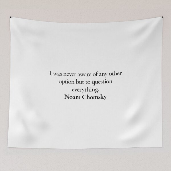 Item preview, Noam Chomsky Communist Quote designed and sold by betterquotes.