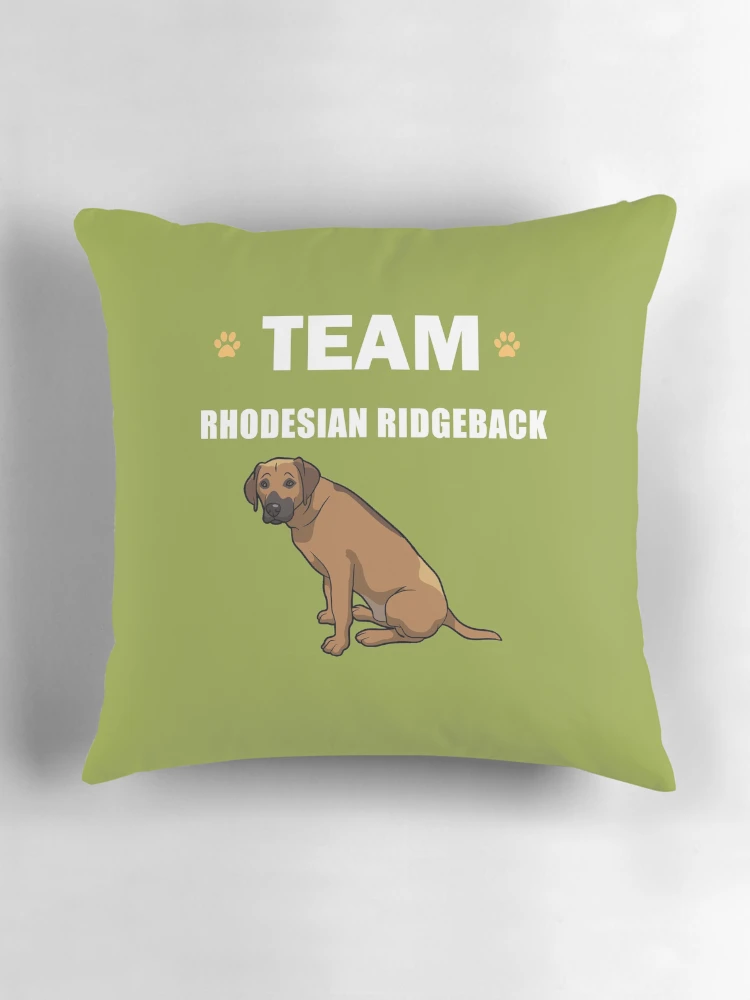 Thumbnail 3 of 4, Pillow, Team Rhodesian Ridgeback designed and sold by AlwaysAwesome.