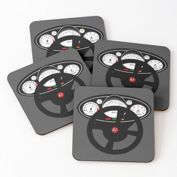 Item preview,   GT,Car steering wheel, speedo,MPH,rev counter,turbo,car racing,the need for speed,grand prix,road race,race car stickers designed and sold by 13thstreet.