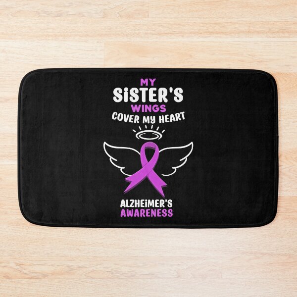 Item preview, My Sisters Wings Cover My Heart Ribbon Alzheimers Awareness Gift designed and sold by TMelonShop.