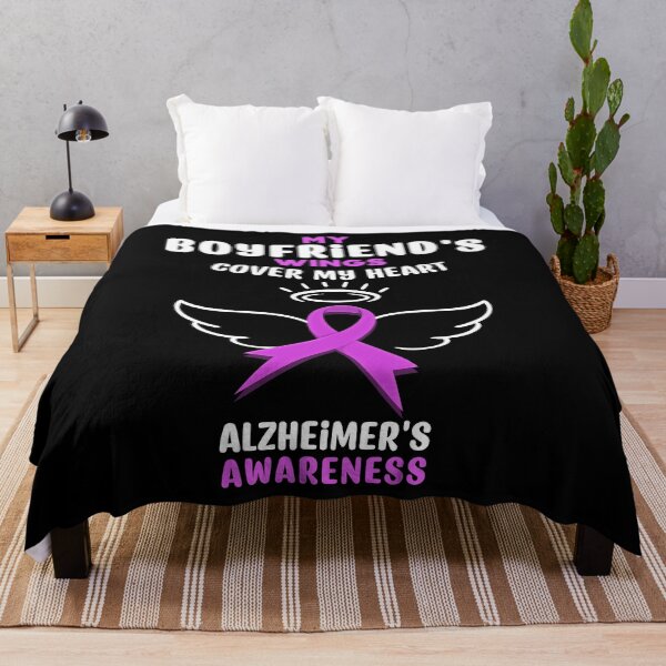 Artikelvorschau, Die Flügel meines Freundes bedecken mein Herz-Alzheimer-Bewusstseinsweg-Geschenk entworfen und verkauft von TMelonShop.