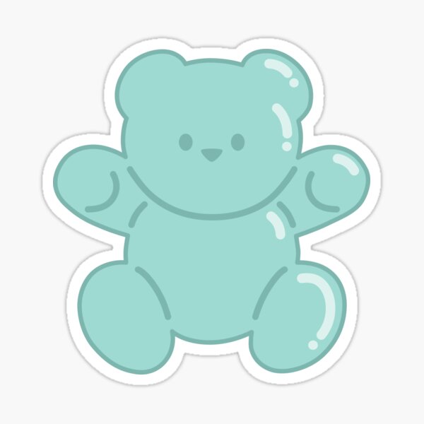Item preview, Light Blue Gummy Bear ' Teal Gummy Bear designed and sold by Gay-Koala.