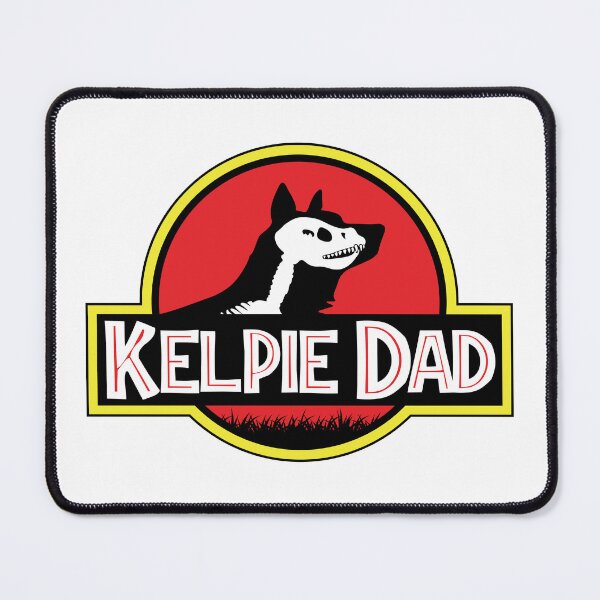 Item preview, (For Bright Background) Jurassic Australian Kelpie Dad designed and sold by More Cute Dogs.