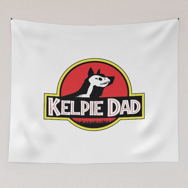 Item preview, (For Bright Background) Jurassic Australian Kelpie Dad designed and sold by More Cute Dogs.