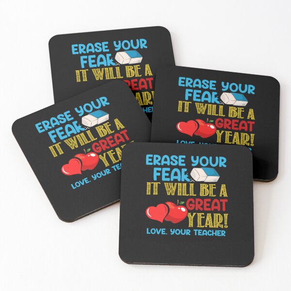 Item preview, Erase Your Fear It Will Be A Great Year Love Your Teacher designed and sold by battkozeller2.