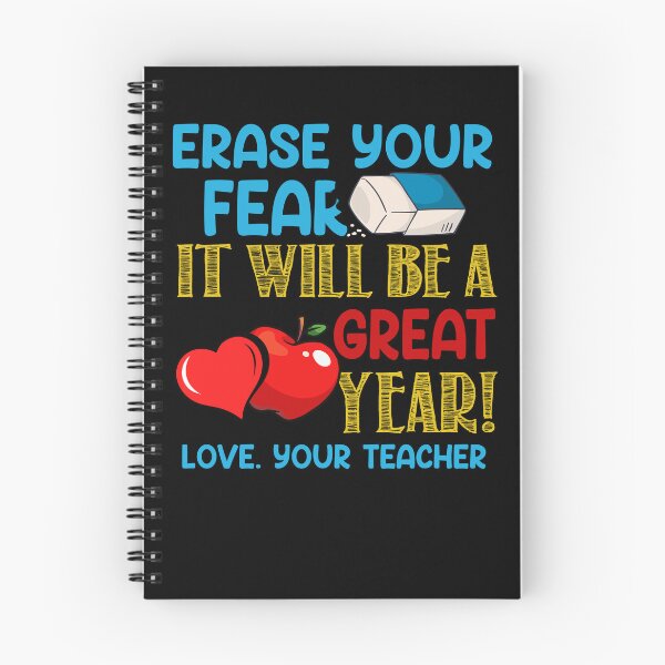 Item preview, Erase Your Fear It Will Be A Great Year Love Your Teacher designed and sold by battkozeller2.