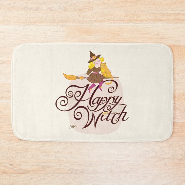 Item preview, Young pretty witch and zinger cat designed and sold by Anna Pogulyaeva.