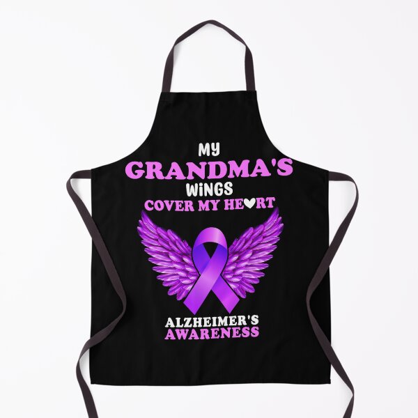 Item preview, My Grandmas Wings Cover My Heart Alzheimers Awareness Walk Gift designed and sold by TMelonShop.