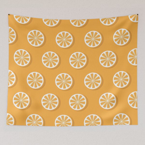 Item preview, Cute Orange Illustration Pattern designed and sold by semioddfinds.