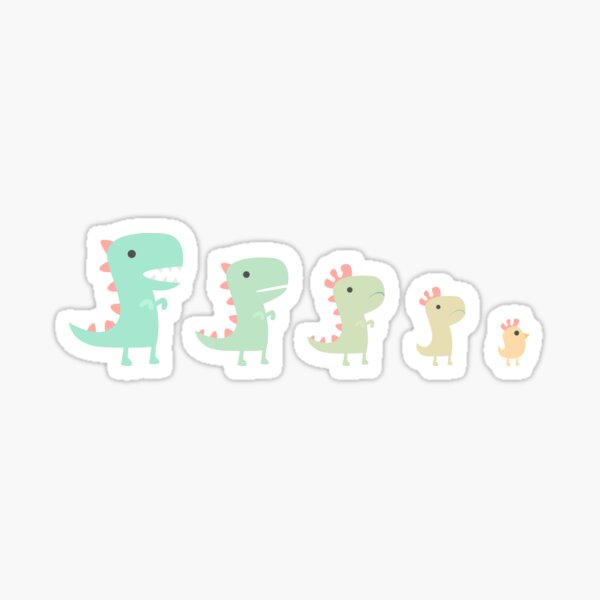 Evolution of a Chicken Sticker