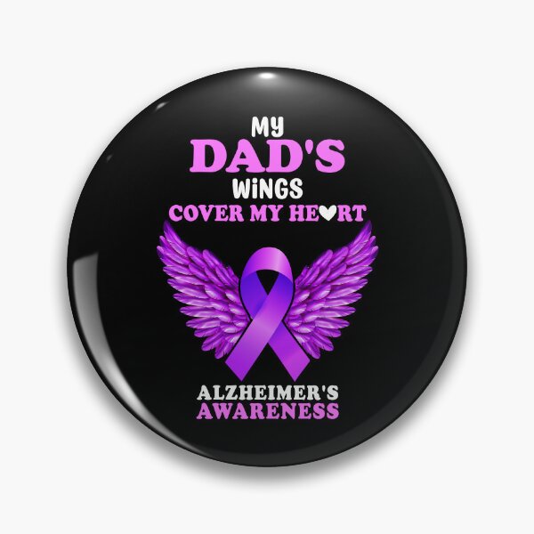 Item preview, My Dads Wings Cover My Heart Alzheimers Awareness Memories Gift designed and sold by TMelonShop.