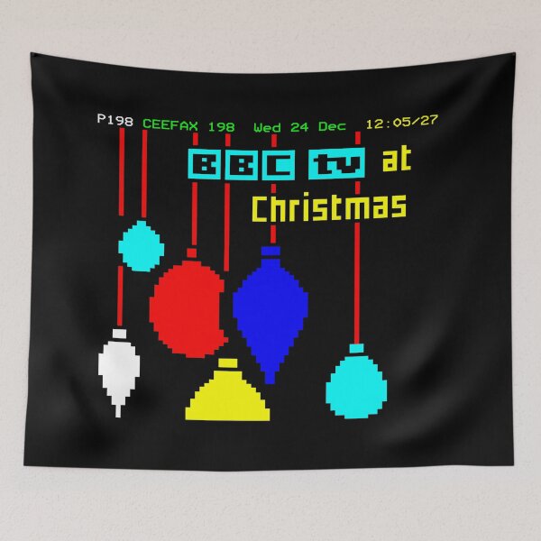 Item preview, beebthings Ceefax Christmas designed and sold by Beeb Things.
