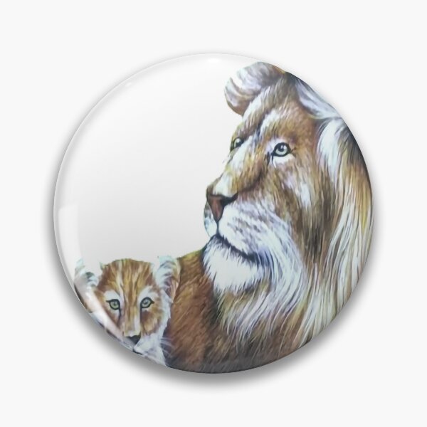Item preview, Powerful Lion Painting designed and sold by Hanh-Gallery.