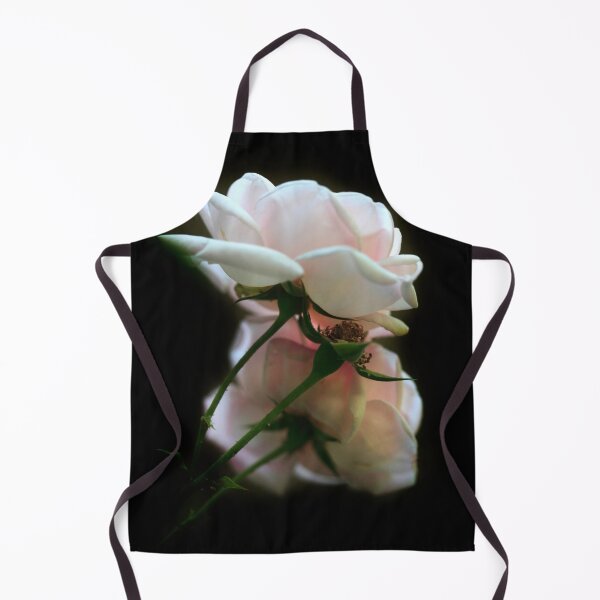 Item preview, White roses on black background designed and sold by olena2552.