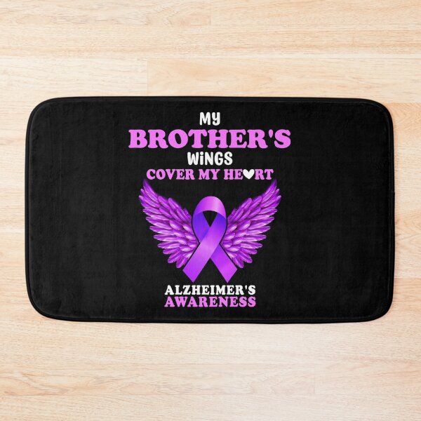 Item preview, My Brothers Wings Cover My Heart Alzheimers Awareness Month Gift designed and sold by TMelonShop.