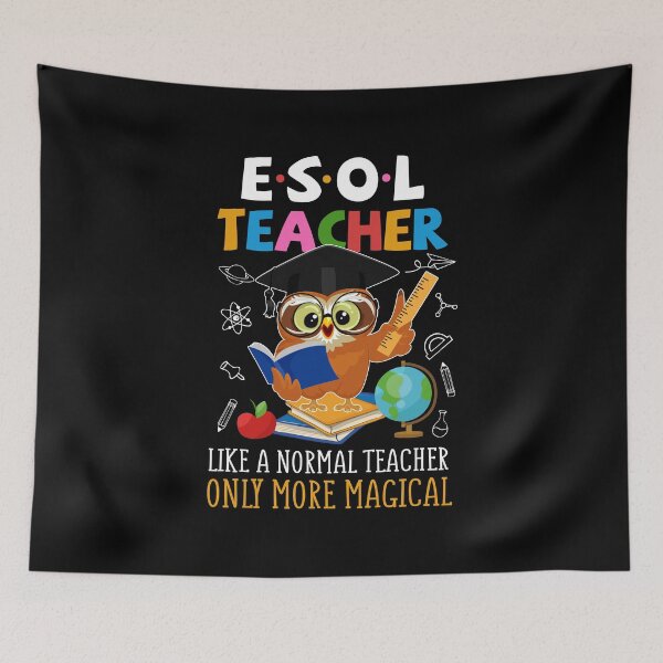 Item preview, ESOL Teacher Like A Normal Teacher Only More Magical Back To School Student designed and sold by battkozeller2.