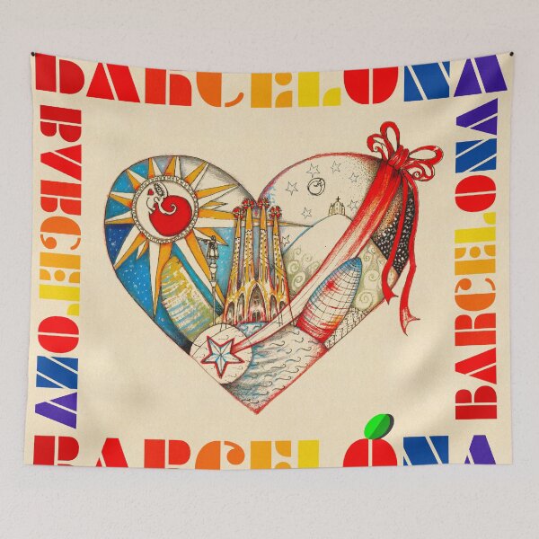 Item preview, BARCELONA HEART - TOUR   designed and sold by Arema Arega.