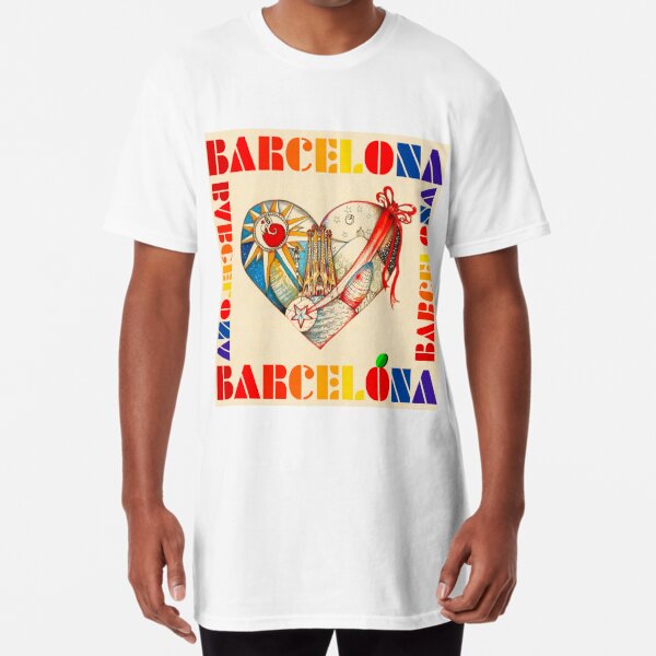 BARCELONA CORAZÓN - TOUR Camiseta larga