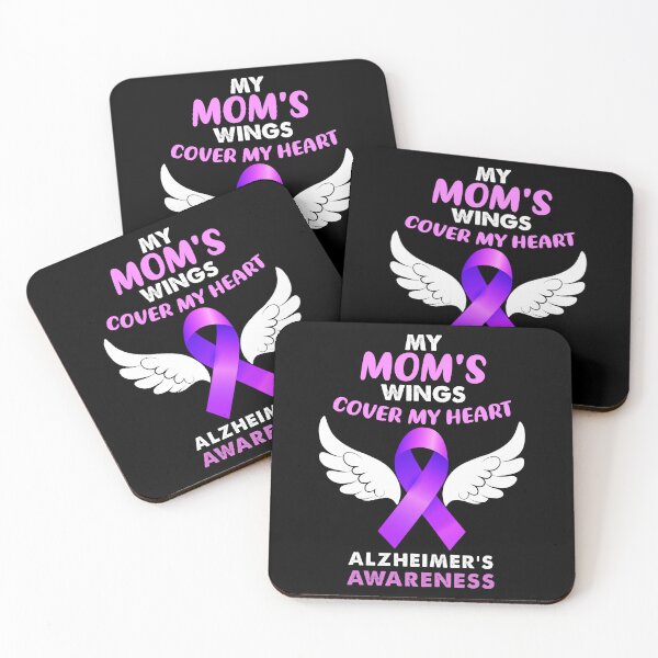 Item preview, My Moms Wing Cover My Heart Memory Alzheimers Awareness Walk Gift designed and sold by TMelonShop.