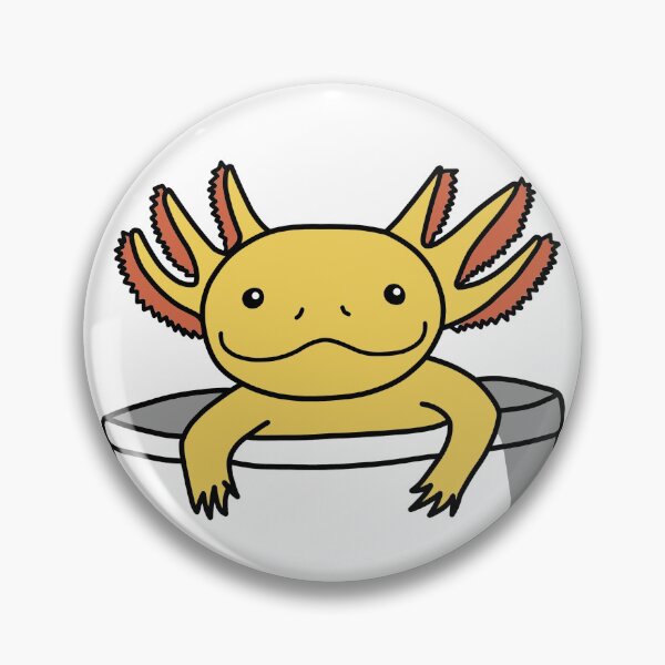 Item preview, Pocket Axolotl: Gold designed and sold by aquaterralife.