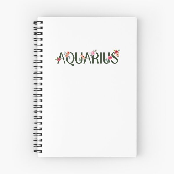Item preview, Floral Aquarius Zodiac Sign designed and sold by Hellofriendco.