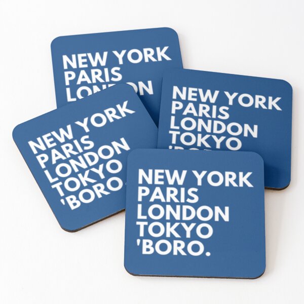 Item preview, New York Paris London Tokyo Middlesbrough Boro designed and sold by damianevans6.