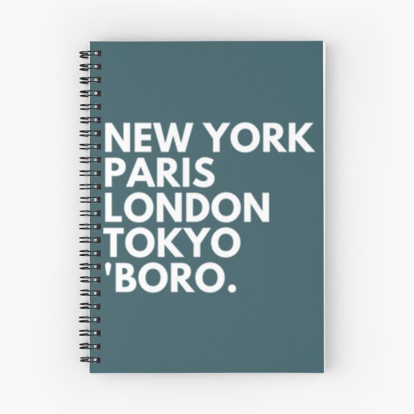 Item preview, New York Paris London Tokyo Middlesbrough Boro designed and sold by damianevans6.