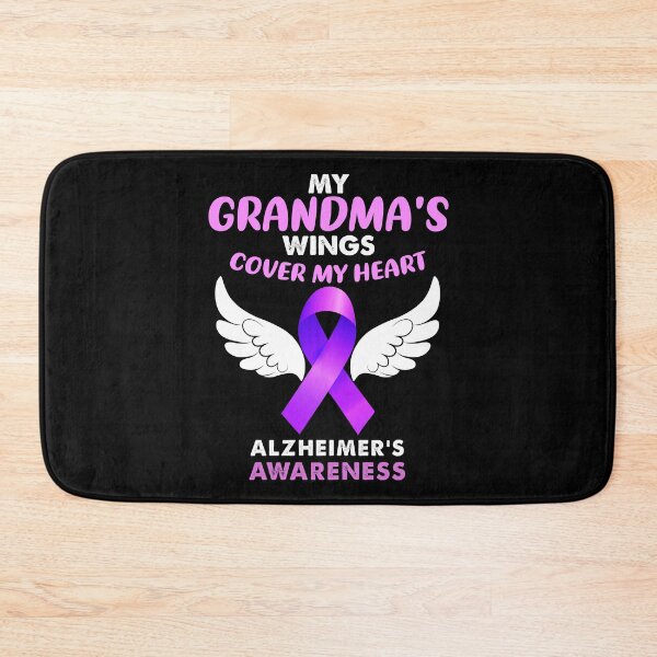 Item preview, My Grandmas Wings Cover My Heart Memory Alzheimers Awareness Gift designed and sold by TMelonShop.