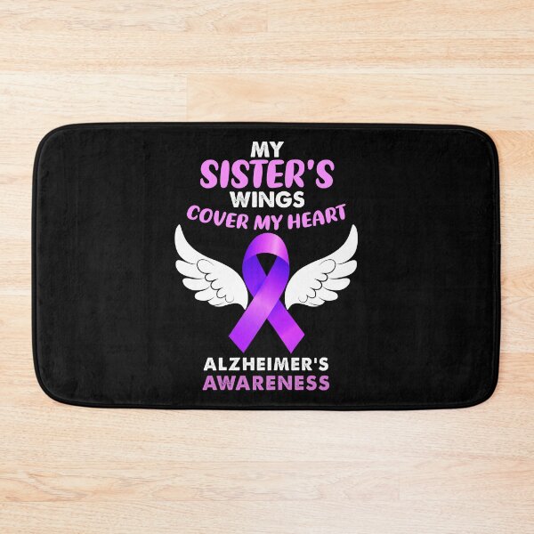 Item preview, My Sisters Wings Cover My Heart Alzheimers Awareness Support Gift designed and sold by TMelonShop.