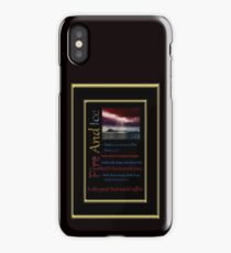 Fire And Ice Water iPhone Case