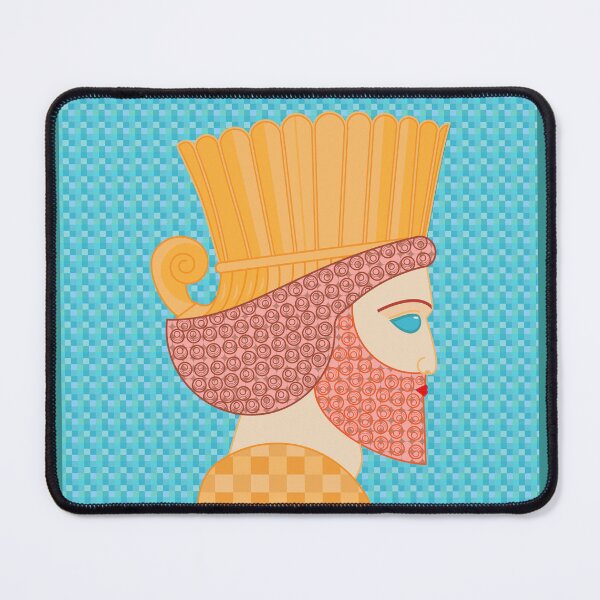 Item preview, Ancient Persian Warrior Pop Art designed and sold by Anna Lemos.