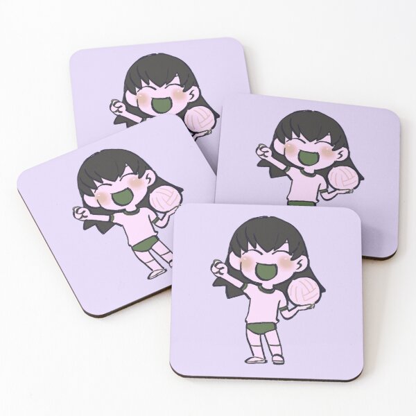 Item preview, I draw chibi pastel pink tomo with volleyball  / azumanga daioh designed and sold by RansRoom.